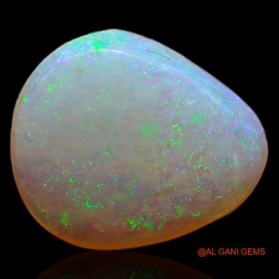 1.45 Cts Natural Australian Fire Opal Loose Gemstone Fancy Cabochon 9x8x2 mm A-362