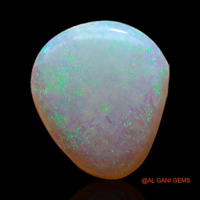 1.45 Cts Natural Australian Fire Opal Loose Gemstone Fancy Cabochon 9x8x2 mm A-362