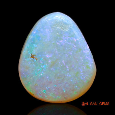 1.45 Cts Natural Australian Fire Opal Loose Gemstone Fancy Cabochon 9x8x2 mm A-362