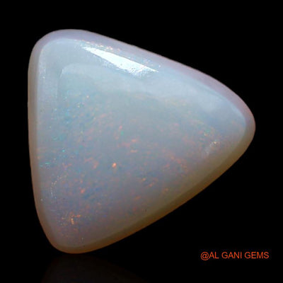 2.45 Cts Natural Australian Fire Opal Loose Gemstone Trillion Cabochon 9x9x4 mm A-363