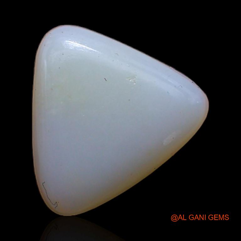 2.45 Cts Natural Australian Fire Opal Loose Gemstone Trillion Cabochon 9x9x4 mm A-363