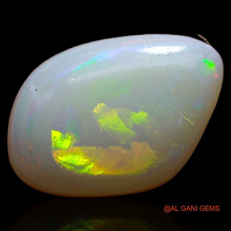 2.20 Cts Natural Australian Fire Opal Loose Gemstone Fancy Cabochon 11x7x4 mm A-364