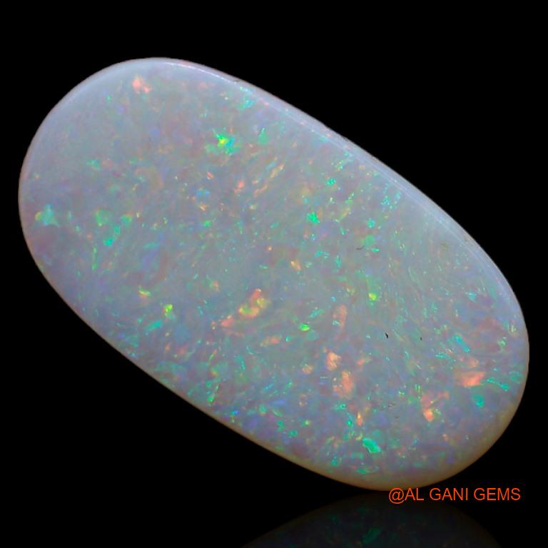 Natural Fire Opal Gemstone 3.90 Cts Loose Oval Cabochon From Australia 19x11x2 mm A-369