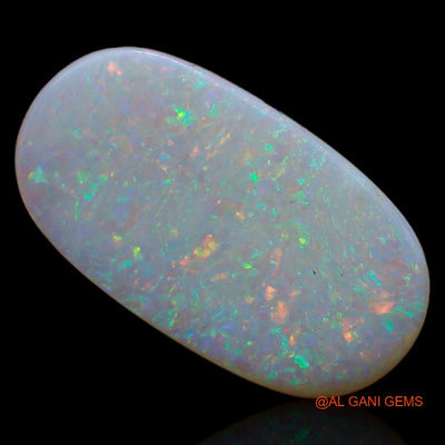 Natural Fire Opal Gemstone 3.90 Cts Loose Oval Cabochon From Australia 19x11x2 mm A-369