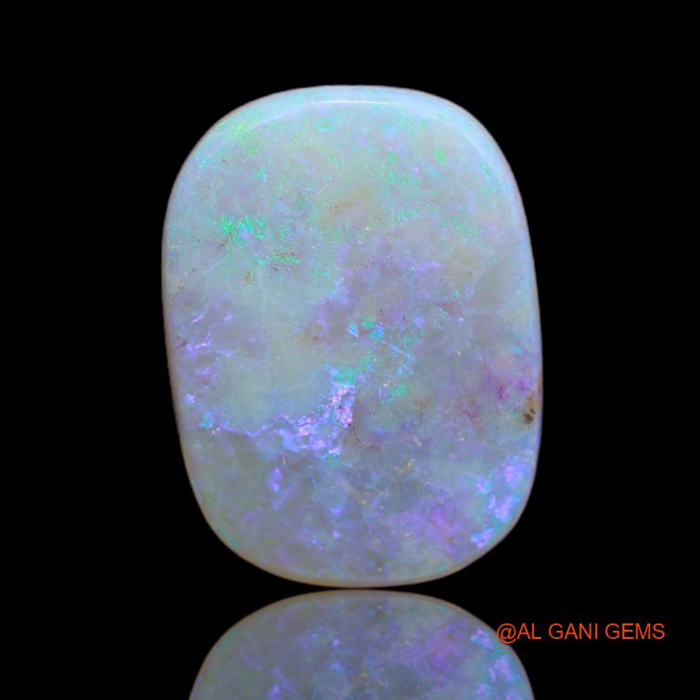 7.80 Cts Natural Australian Fire Opal Loose Gemstone Fancy Cabochon 17x13x4 mm A-36