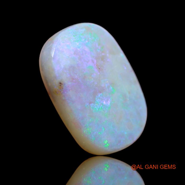 7.80 Cts Natural Australian Fire Opal Loose Gemstone Fancy Cabochon 17x13x4 mm A-36