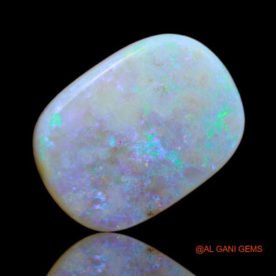 7.80 Cts Natural Australian Fire Opal Loose Gemstone Fancy Cabochon 17x13x4 mm A-36