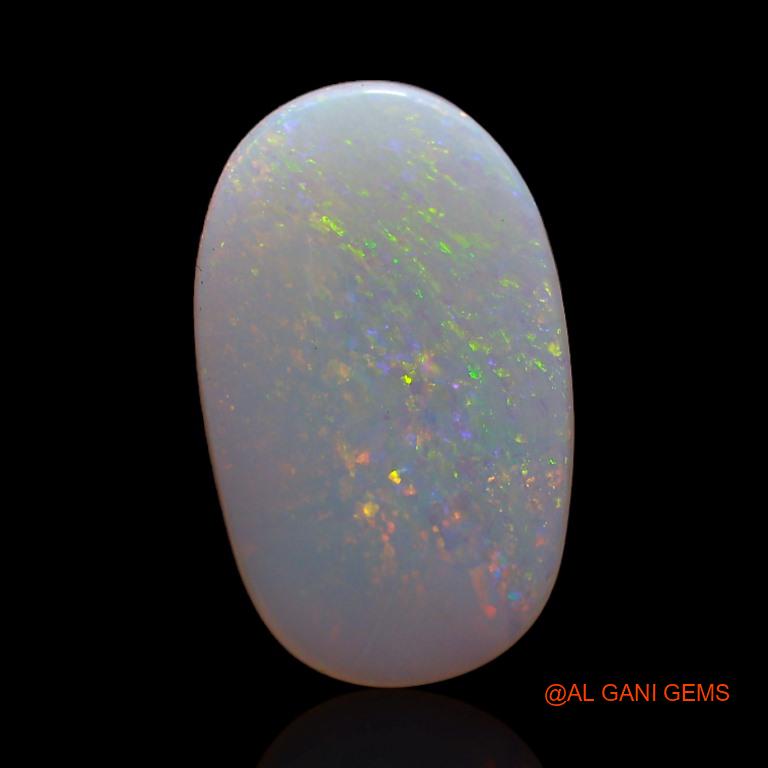 3.70 Cts Natural Australian Fire Opal Oval Cabochon Loose Gemstone For Jewelry 18x11x2 mm A-371