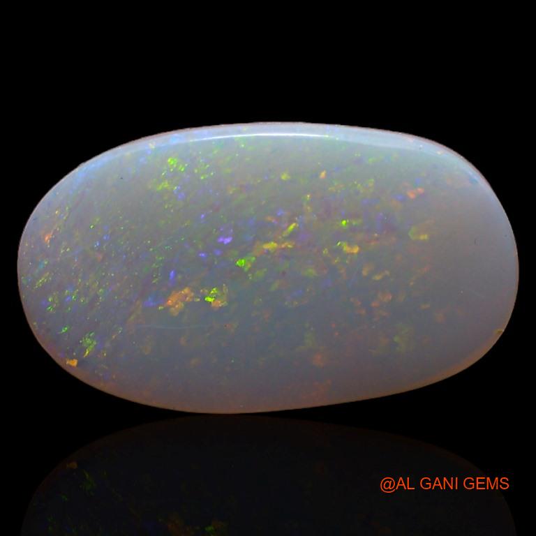 3.70 Cts Natural Australian Fire Opal Oval Cabochon Loose Gemstone For Jewelry 18x11x2 mm A-371