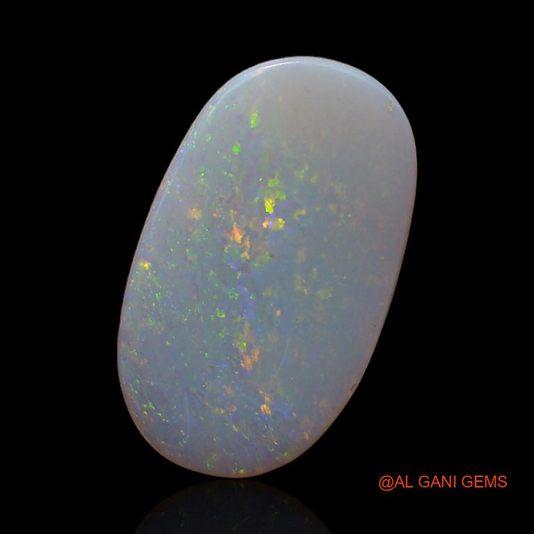 3.70 Cts Natural Australian Fire Opal Oval Cabochon Loose Gemstone For Jewelry 18x11x2 mm A-371