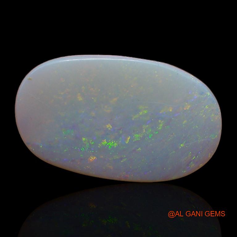 3.70 Cts Natural Australian Fire Opal Oval Cabochon Loose Gemstone For Jewelry 18x11x2 mm A-371