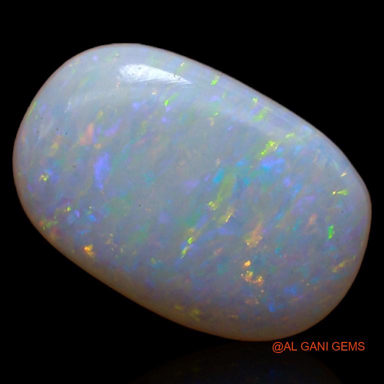 3.60 Cts Natural Australian Fire Opal Oval Cabochon Loose Gemstone For Jewelry 15x10x3 mm A-373