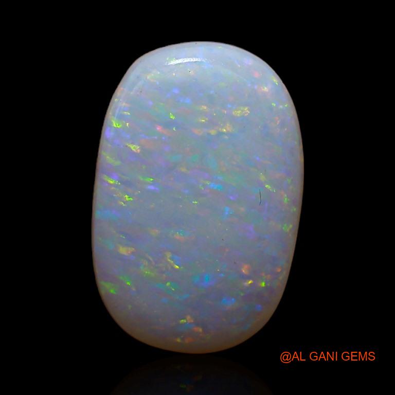 3.60 Cts Natural Australian Fire Opal Oval Cabochon Loose Gemstone For Jewelry 15x10x3 mm A-373