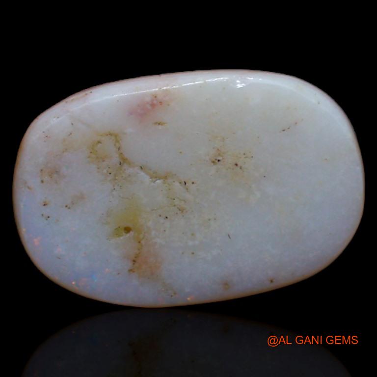 3.60 Cts Natural Australian Fire Opal Oval Cabochon Loose Gemstone For Jewelry 15x10x3 mm A-373