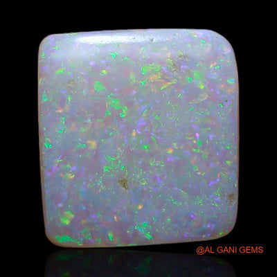 Natural Untreated Fire Opal Loose Gemstone Square Cabochon From Australia 2.50 Cts 12x11x2 mm A-374
