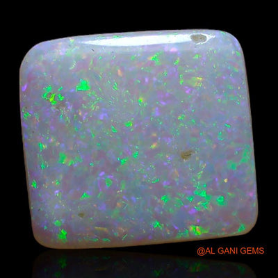 Natural Untreated Fire Opal Loose Gemstone Square Cabochon From Australia 2.50 Cts 12x11x2 mm A-374