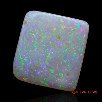 Natural Untreated Fire Opal Loose Gemstone Square Cabochon From Australia 2.50 Cts 12x11x2 mm A-374