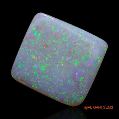 Natural Untreated Fire Opal Loose Gemstone Square Cabochon From Australia 2.50 Cts 12x11x2 mm A-374