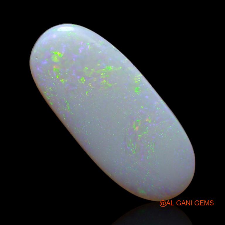 3.85 Cts Natural Australian Fire Opal Loose Gemstone Oval Cabochon 19x8x3 mm A-376