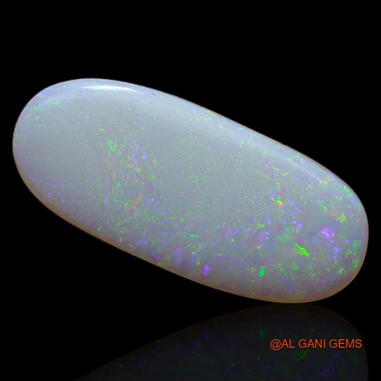 3.85 Cts Natural Australian Fire Opal Loose Gemstone Oval Cabochon 19x8x3 mm A-376