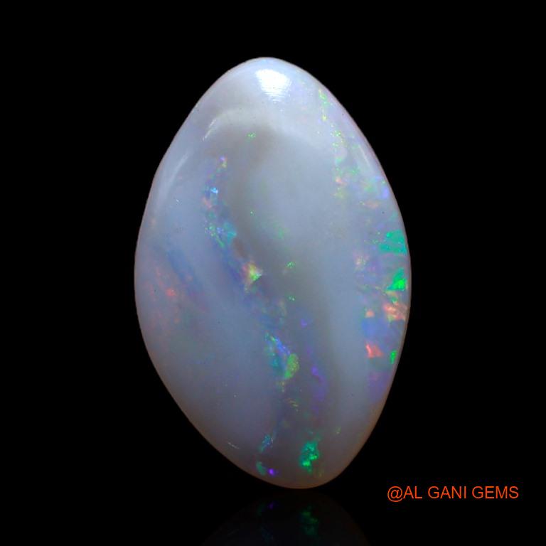 2.90 Cts Natural Australian Fire Opal Loose Gemstone Fancy Cabochon 16x10x2 mm A-377
