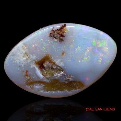 2.90 Cts Natural Australian Fire Opal Loose Gemstone Fancy Cabochon 16x10x2 mm A-377