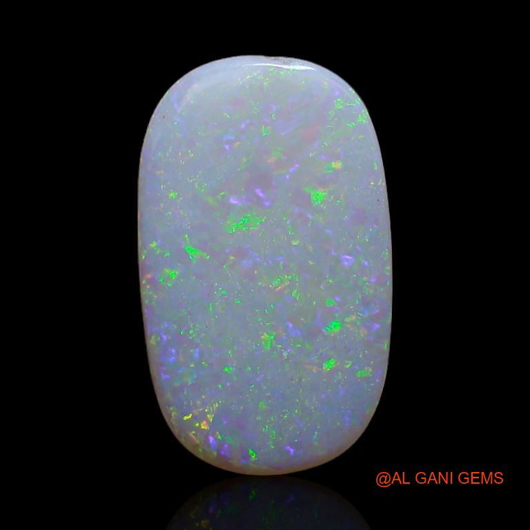 Natural Untreated Fire Opal Loose Gemstone Oval Cabochon From Australia 3.40 Cts 16x10x2 mm A-378