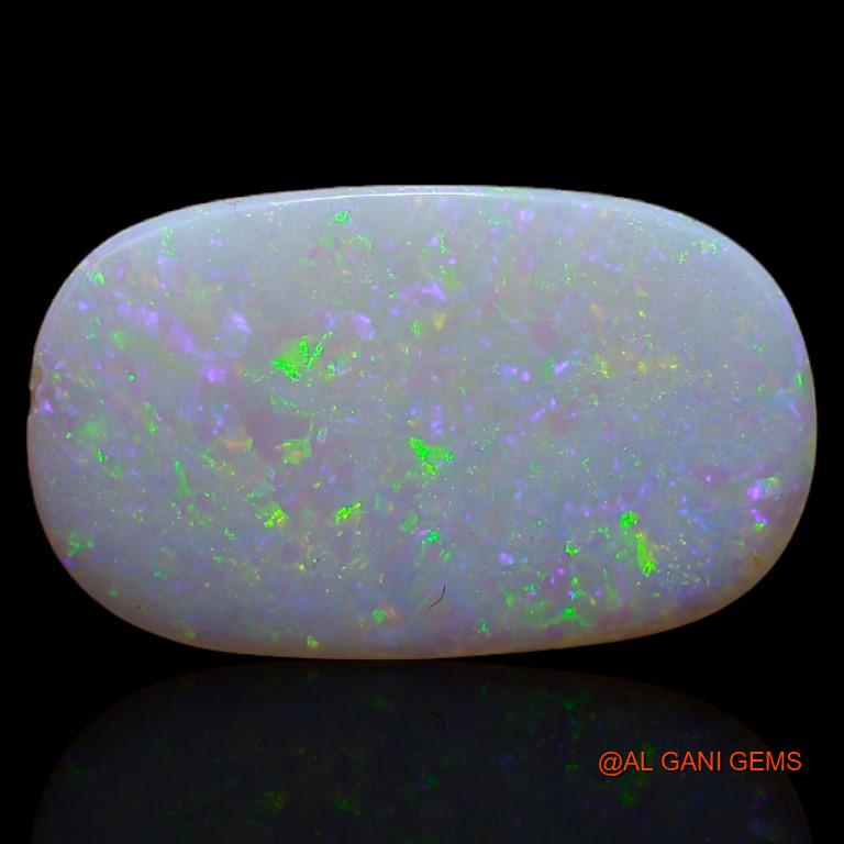 Natural Untreated Fire Opal Loose Gemstone Oval Cabochon From Australia 3.40 Cts 16x10x2 mm A-378