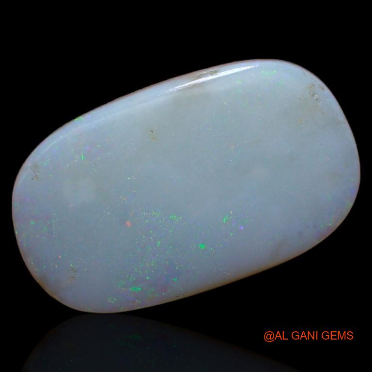 Natural Untreated Fire Opal Loose Gemstone Oval Cabochon From Australia 3.40 Cts 16x10x2 mm A-378