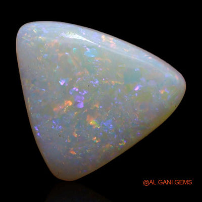 3.05 Cts Unheated Australian Fire Opal Loose Gemstone Trillion Cabochon Natural 12x11x3 mm A-379
