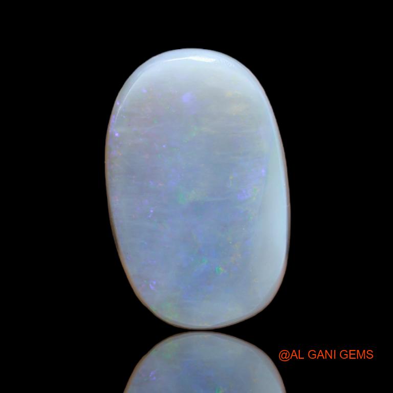 15.60 Cts Natural Australian Fire Opal Loose Gemstone Fancy Cabochon 20x12x7 mm A-37