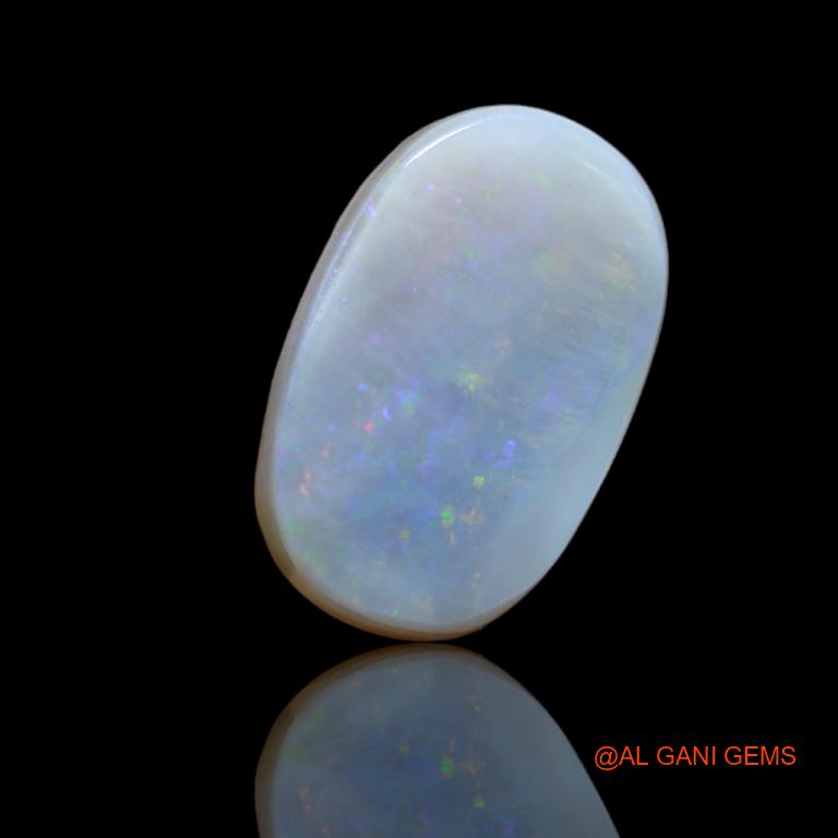 15.60 Cts Natural Australian Fire Opal Loose Gemstone Fancy Cabochon 20x12x7 mm A-37