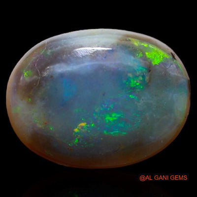 2.85 Cts Natural Australian Fire Opal Loose Gemstone Oval Cabochon 12x9x3 mm A-380