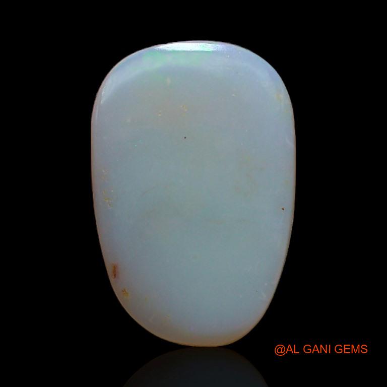 2.55 Cts Unheated Australian Fire Opal Loose Gemstone Fancy Cabochon Natural 15x10x2 mm A-381