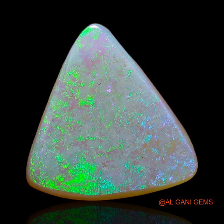2.60 Cts Natural Australian Fire Opal Trillion Cabochon Loose Gemstone For Jewelry 12x11x3 mm A-383