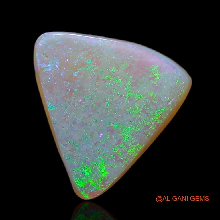 2.60 Cts Natural Australian Fire Opal Trillion Cabochon Loose Gemstone For Jewelry 12x11x3 mm A-383