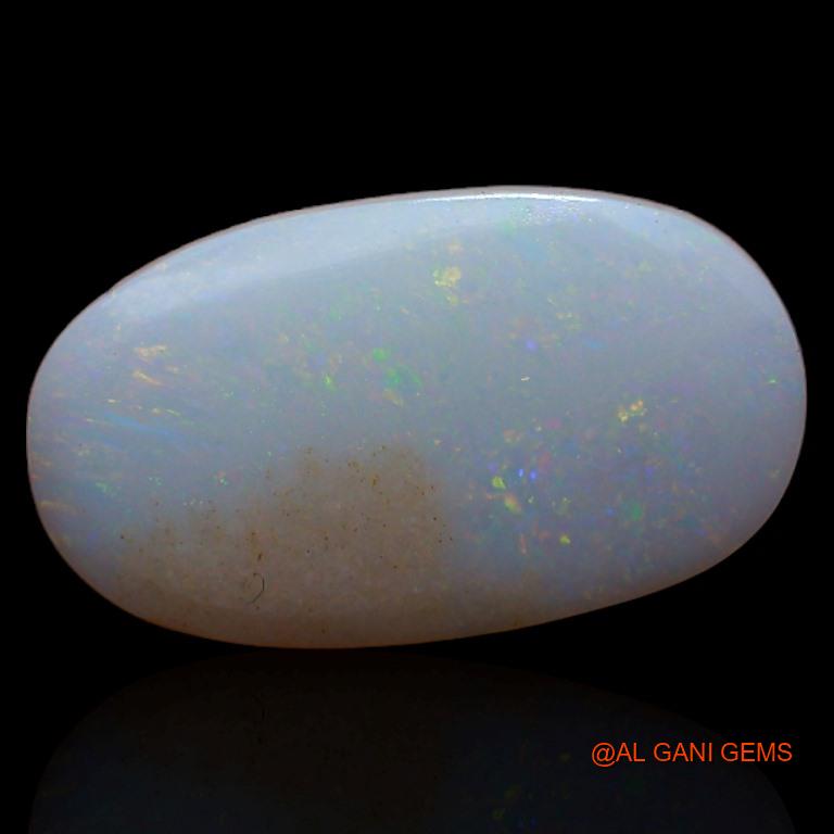 2.55 Cts Natural Australian Fire Opal Loose Gemstone Oval Cabochon 16x9x2 mm A-384