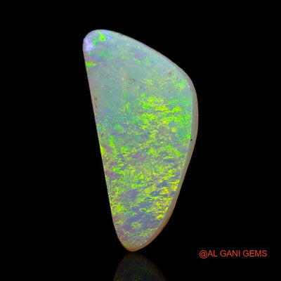1.65 Cts Natural Australian Fire Opal Loose Gemstone Fancy Cabochon 14x6x2 mm A-385