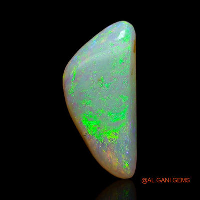 1.65 Cts Natural Australian Fire Opal Loose Gemstone Fancy Cabochon 14x6x2 mm A-385