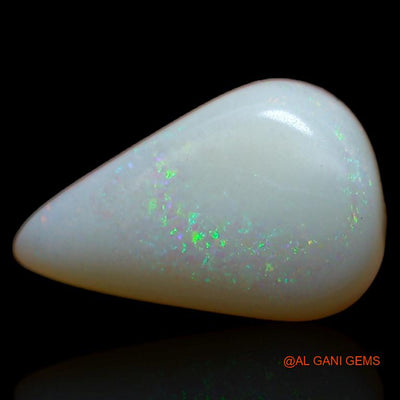 3.60 Cts Unheated Australian Fire Opal Loose Gemstone Pear Cabochon Natural 15x9x4 mm A-386