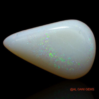 3.60 Cts Unheated Australian Fire Opal Loose Gemstone Pear Cabochon Natural 15x9x4 mm A-386