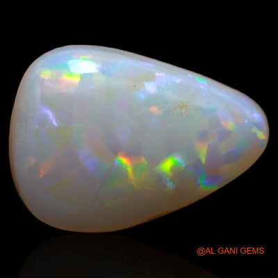 Natural Untreated Fire Opal Loose Gemstone Fancy Cabochon From Australia 2.90 Cts 13x9x3 mm A-387