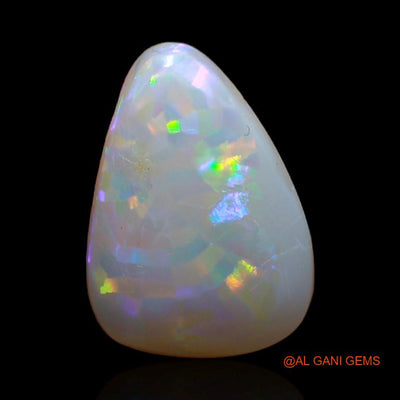 Natural Untreated Fire Opal Loose Gemstone Fancy Cabochon From Australia 2.90 Cts 13x9x3 mm A-387