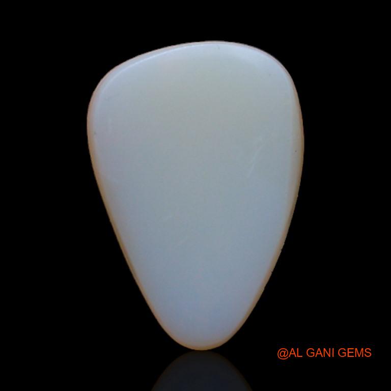 Natural Untreated Fire Opal Loose Gemstone Fancy Cabochon From Australia 2.90 Cts 13x9x3 mm A-387