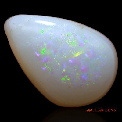 3.75 Cts Natural Australian Fire Opal Loose Gemstone Pear Cabochon 12x8x5 mm A-388