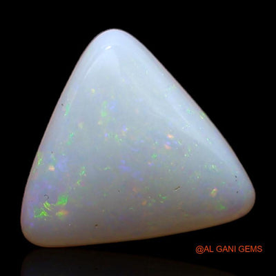 Natural Fire Opal Gemstone 2.25 Cts Loose Trillion Cabochon From Australia 10x10x3 mm A-390