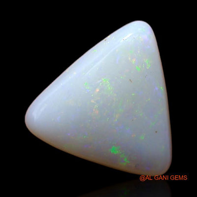 Natural Fire Opal Gemstone 2.25 Cts Loose Trillion Cabochon From Australia 10x10x3 mm A-390