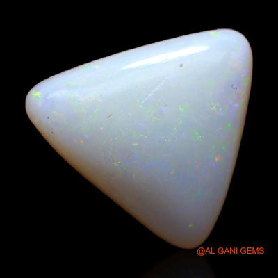 Natural Fire Opal Gemstone 2.25 Cts Loose Trillion Cabochon From Australia 10x10x3 mm A-390