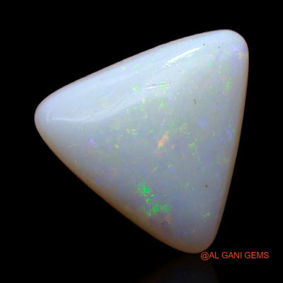Natural Fire Opal Gemstone 2.25 Cts Loose Trillion Cabochon From Australia 10x10x3 mm A-390