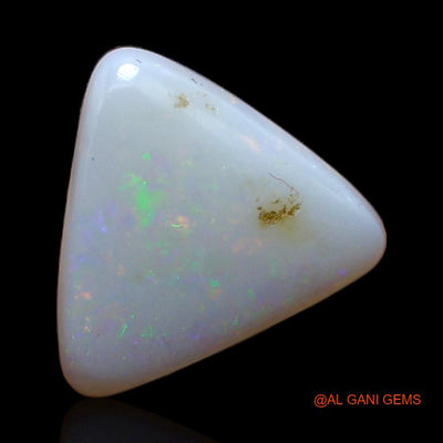 Natural Fire Opal Gemstone 2.25 Cts Loose Trillion Cabochon From Australia 10x10x3 mm A-390